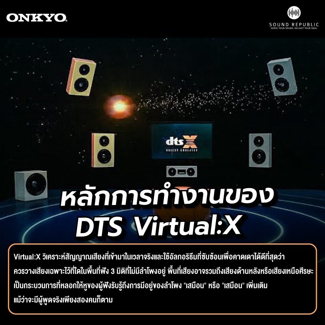 ความแตกต่างระหว่าง Dolby Atmos Height Virtualizer และ DTX Virtual X