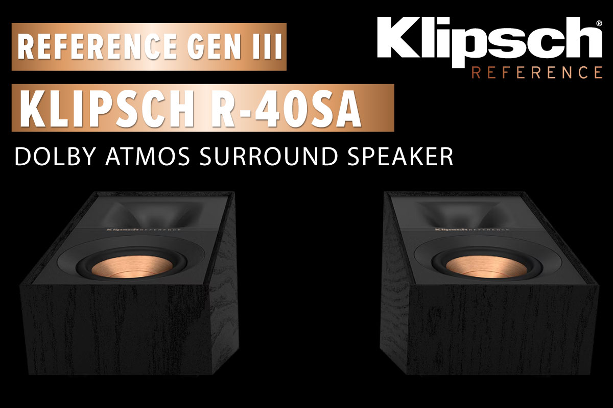 ลำโพงเซอร์ราวด์ Klipsch R-40SA Dolby Atmos Surround Speaker | Sound ...