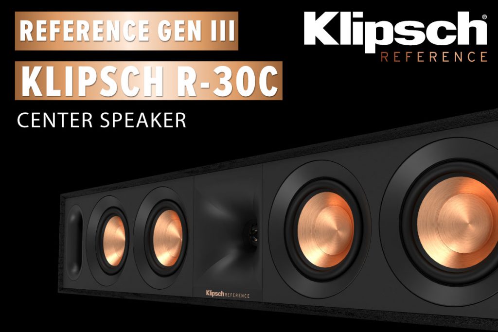 Klipsch Reference R-30C センタースピーカー ブラック スピーカー