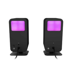 Klipsch ProMedia Lumina 2.1 ลำโพงคอม/เกมมิ่ง | มีไฟ RGB เปลี่ยนสีได้ | เบสแน่นสไตล์โรงหนัง | ประกันศูนย์ไทย 1 ปี - Image 4
