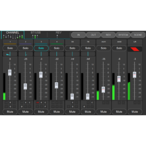 มิกดิจิตอล Proel DIGIPAD8 Digital Mixer with Motorized Faders - Image 9