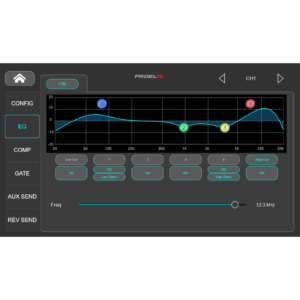 มิกดิจิตอล Proel DIGIPAD8 Digital Mixer with Motorized Faders - Image 11