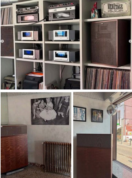 Klank, Lille, France — Klipsch Heresy IV เป็นมอนิเตอร์ดีเจ และ Klipschorn AK7 เป็นระบบหลัก