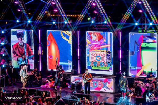 เวทีคอนเสิร์ตงาน Zoods Songkran Festival 2026 ที่ใช้ระบบเสียง Wharfedale Pro