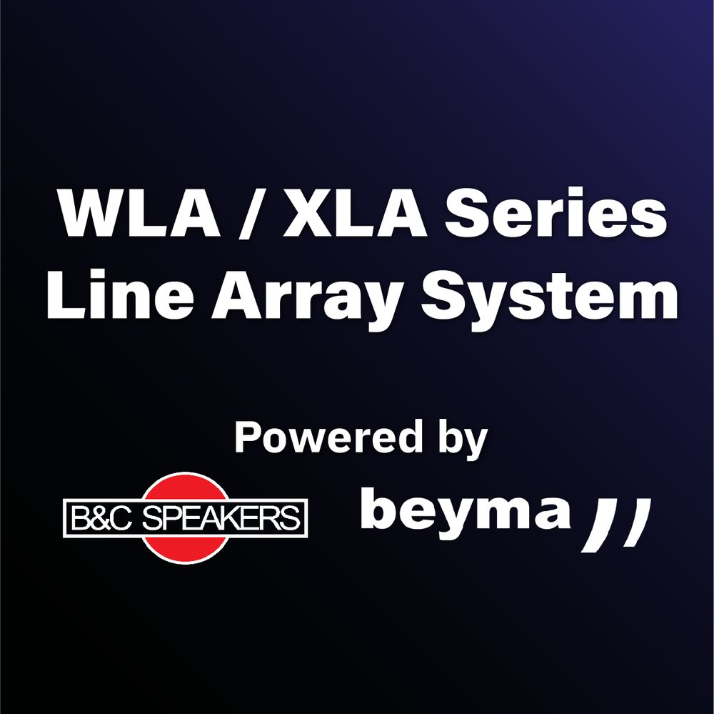 ระบบลำโพงไลน์อาร์เรย์ Wharfedale Pro WLA และ XLA Series ที่ใช้ดอกลำโพง B&C และ Beyma